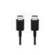 USB კაბელი Type-C  Samsung USB Type-C cable to USB Type-C (60 W) BLACK (EP-DA705BBRGRU) , 2 image - Primestore.ge