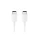 USB cable Type-C Samsung USB Type-C cable to USB Type-C (60 W) WHITE (EP-DA705BWRGRU), 2 image