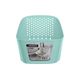 Washing herbs and vegetables ARDESTO Bowl with strainer Fresh, tiffany blue, plastic