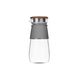 Glass jug ARDESTO Pitcher with lid, 1200 ml, borosilicate glass, silicone sleeve, lid - s / s, wood