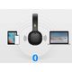 Headphone Edifier WH500BL, Headset, Wireless, Bluetooth, Black, 4 image