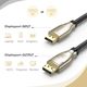 Video cable UGREEN DP112 (80724), DisplayPort Male to Male, 5m, Black/Gold, 2 image