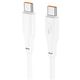 Cable Hoco X93 Force 60W charging data cable Type-C to Type-C(L=2M) White, 3 image