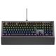 კლავიატურა NOXO CONQUEROR Mechanical Rainbow Backlit Gaming Keyboard BLUE Switch EN/RU Black  - Primestore.ge