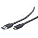 კაბელი Gembird CCP-USB3-AMCM-6 USB 3.0 AM to Type-C cable 1.8m - 36W , 2 image - Primestore.ge