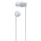 Headphone Sony WI-C100 Wireless In-ear Headphones - White, 2 image