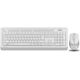 Keyboard with mouse A4tech Fstyler FG1010 Wireless Combo Set EN/RU White