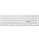 კლავიატურა A4tech Fstyler FX50 Low Profile Scissor Switch Keyboard EN/RU White  - Primestore.ge