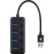 USB ჰაბი 2E Adepter USB-A to 4xUSB3.0 hub with switch, 0.25m , 2 image - Primestore.ge