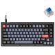 Keyboard Keychron V1 68 Key QMK Keychron K PRO Blue Hot-Swap RGB Knob Frosted Black