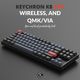 Keyboard Keychron K8 87 Key Gateron G pro Red RGB Hot-swap Aluminum Frame Black, 4 image