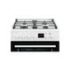Gas cooker Electrolux LKK660200W Top 4 Gas, Oven Electric, 857х600х600, White, Gas Control, 3 image