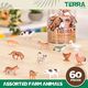 შინაური ცხოველების სათამაშო ნაკრები Terra FARM ANIMALS IN TUBE , 2 image - Primestore.ge