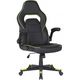 სათამაშო სავარძელი 2E 2E-GC-HEB-BK Gaming Chair Hebi Black/Green , 2 image - Primestore.ge