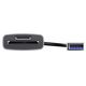 ბარათის წამკითხველი Trust Dalyx, USB-A Connector With Memory Card Reader, Grey , 2 image - Primestore.ge