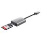 ბარათის წამკითხველი Trust Dalyx, USB-A Connector With Memory Card Reader, Grey , 3 image - Primestore.ge