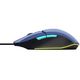Mouse Trust 25067 GXT109B FELOX, Wired, USB, Gaming Mouse, Blue, 3 image