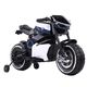 Child electric motorcycle J61W with rubber tires/leather seat, 2 image