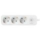 Power extension Logilink LPS244 Socket Outlet 3-way + Switch 1.5m White, 3 image