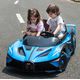 Baby electric car 806-BLU with leather seat, 3 image