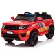 Children's electric car POLICE-002 RED with leather seat and rubber tires, 2 image