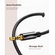 Audio cable UGREEN 3.5mm Male to 2 Female Audio¶Cable 25cm (Black), 5 image