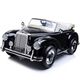 Baby electric car MERCEDES S300-BLACK with rubber tire and soft seat