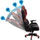 E-Blue Auroza Gaming Chair - RED EEC410BRAA-IA, 3 image