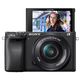 ფოტოაპარატი Sony Alpha a6400 Mirrorless Digital Camera with 16-50mm Lens  - Primestore.ge