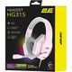 Headphone 2E HG315 Gaming Headset, Wired, RGB, USB, Pink, 5 image