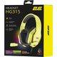 Headphone 2E HG315 Gaming Headset, Wired, RGB, USB, Yellow, 4 image