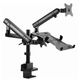 Monitor hanger Gembird MA-DA3-02 Desk mounted adjustable monitor arm with notebook tray (full-motion) 17"-32"