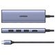 USB-C ჰაბი UGREEN CM511 (20956A), Type-C, USB, HDMI, TF/SD, Hub, Grey , 2 image - Primestore.ge