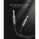 Audio cable UGREEN AV119 (10733), 3.5mm Male to 3.5mm Male Cable, 1m, Black, 4 image