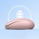 Mouse UGREEN MU105 (90686), Wireless, USB, Mouse, Cherry Pink, 3 image
