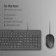 კლავიატურა და მაუსი HP 240J7AA 150, Wired, USB, Keyboard And Mouse, Black , 3 image - Primestore.ge