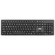 კლავიატურა 2E Keyboard membrane KS260 106key, WL, EN/UK, black  - Primestore.ge
