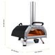Wood and gas pizza oven Ooni UU-P0E400, 2 image