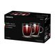 Latte glasses set ARDESTO Double wall borosilicate glass mug set, 400 ml, 2 pcs, with handles, 2 image