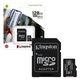 Memory card Kingston 128GB microSDXC C10 UHS-I R100MB/s Canvas Select Plus + SD, 2 image