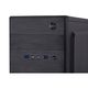 Case 2E E183-400 Case ALFA MidT, PSU ATX400W, 2xUSB3.0, metal perforated (side panel) Black, 2 image