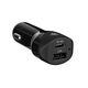 Car Charger 2E ACR18WQC Car Charger Dual USB (30W) Type-C PD, USB 2.4A, Black, 2 image