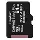 SD card Kingston 64GB microSDXC C10 UHS-I R100MB / s, 2 image