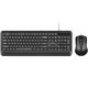 Keyboard + Mouse 2Е MK404 Combo Wired USB Black, 9 image