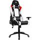 სათამაშო სავარძელი 2E 2E-GC-BUS-WT Gaming Chair Bushido White/Black , 2 image - Primestore.ge