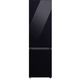 Refrigerator Samsung RB38A7B6222 / WT - BeSpoke, 200x60x66, 385 Litres, NoFROST, INVERTER, SpaceMAX, All-Around cooling, Metal Cooling, A ++, BLACK GLASS
