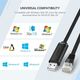 USB LAN cable UGREEN CM204 (50773) USB to RJ45 Console RS232 Cable Serial Adapter for Router 1.5m USB RJ 45 8P8C Console Converter USB Cable, 4 image