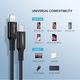 USB-C კაბელი UGREEN 60751 USB-C to Lightning Cable M/M Nickel Plating ABS Shell 1m (Black) , 5 image - Primestore.ge