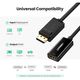 ადაპტერი UGREEN MM137 (40363) DisplayPort to HDMI Female Converter 4K*2K 25cm (Black) , 4 image - Primestore.ge