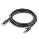 Network cable UGREEN NW102 (20160) Cat6 Patch Cord UTP Lan Cable 2m (Black), 2 image